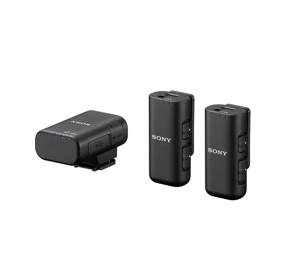sony-ecm-w3-kabelloses-2-sender-mikrofonsystem-mit-receiver-und-ladestation-150- image 1