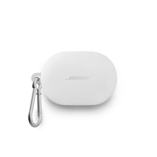 bose-quietcomfort-earbuds-transportetui-silikonh-lle-rauchwei-mit-aluminium-kara image 1