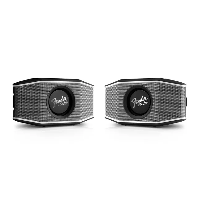 fender-x-teufel-rockster-go-2-stereo-set-2x-bluetooth-speaker-mit-28-h-akku-ip67 image 1
