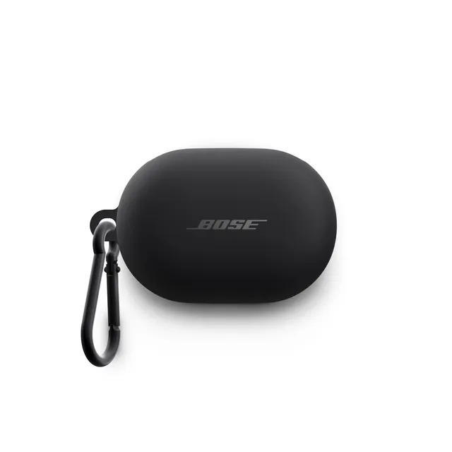 bose-quietcomfort-earbuds-transportetui-silikonh-lle-mit-aluminium-karabiner-led image 1