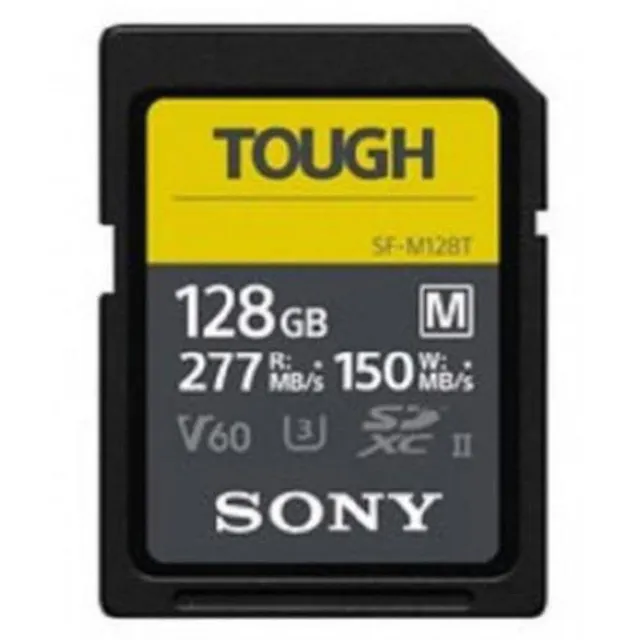 sony-sf-m128t-tough-128gb-sdxc-speicherkarte-uhs-ii-v60-class-10-bis-277-mb-s-le image 1