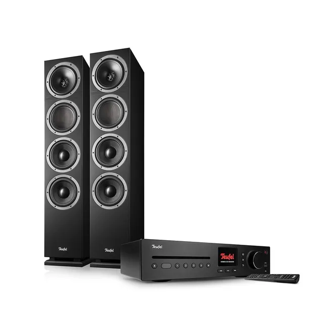 teufel-theater-500-kombo-2-stereo-anlage-3-wege-standlautsprecher-set-mit-kombo- image 1