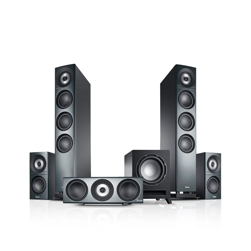 teufel-definion-3-surround-5-1-set-schwarz-high-end-heimkino-lautsprecher-mit-pa image 1
