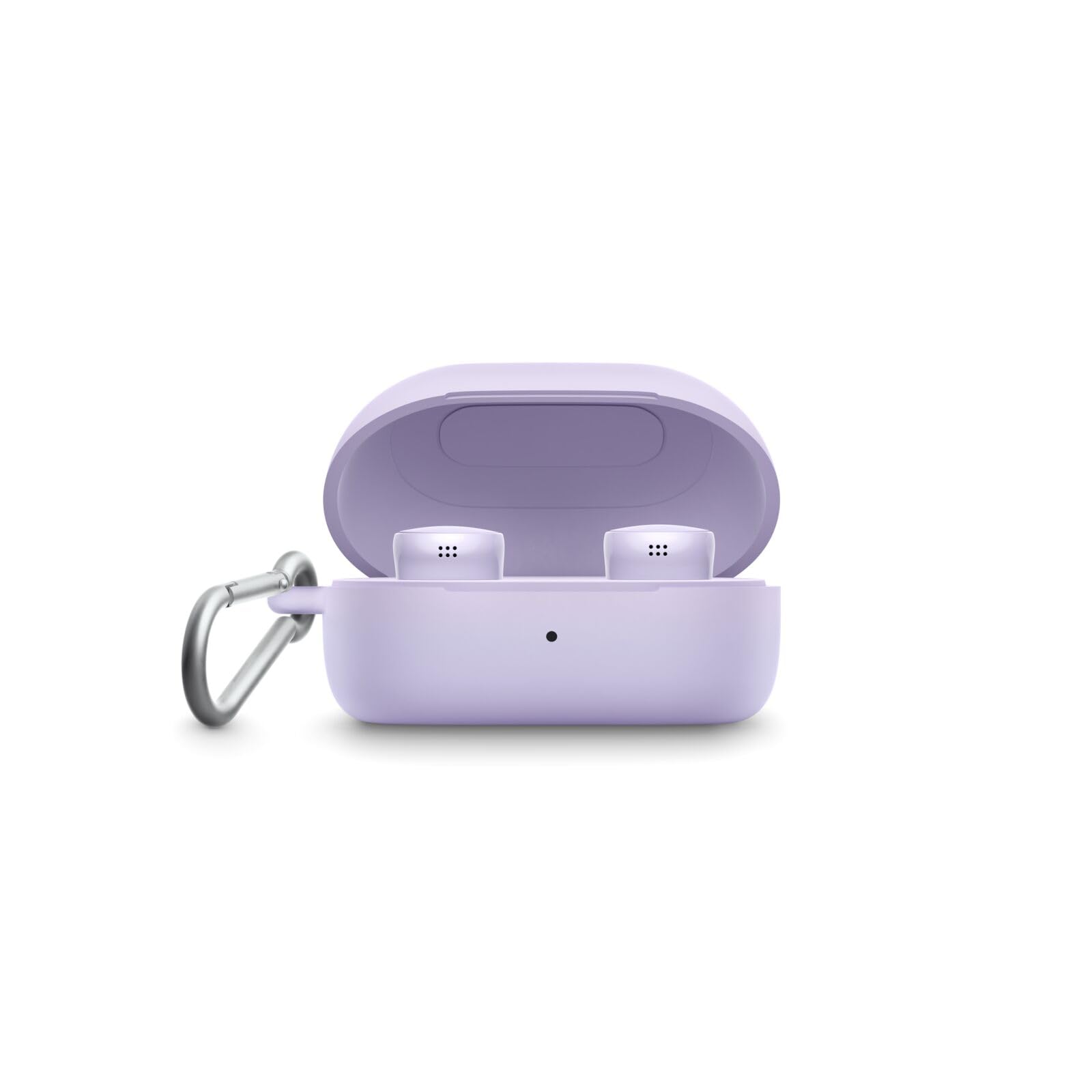 bose-quietcomfort-earbuds-transportetui-silikonh-lle-hellflieder-mit-karabiner image 2