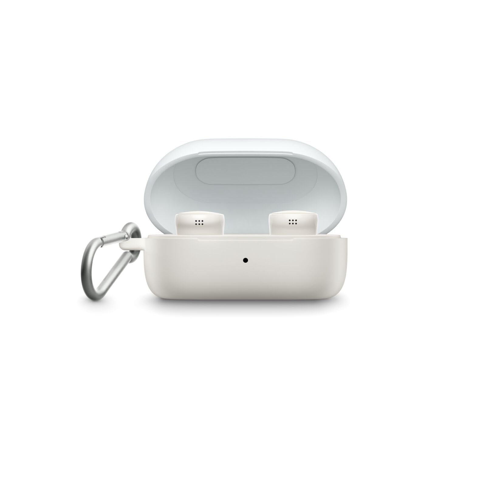 bose-quietcomfort-earbuds-transportetui-silikonh-lle-rauchwei-mit-aluminium-kara image 2