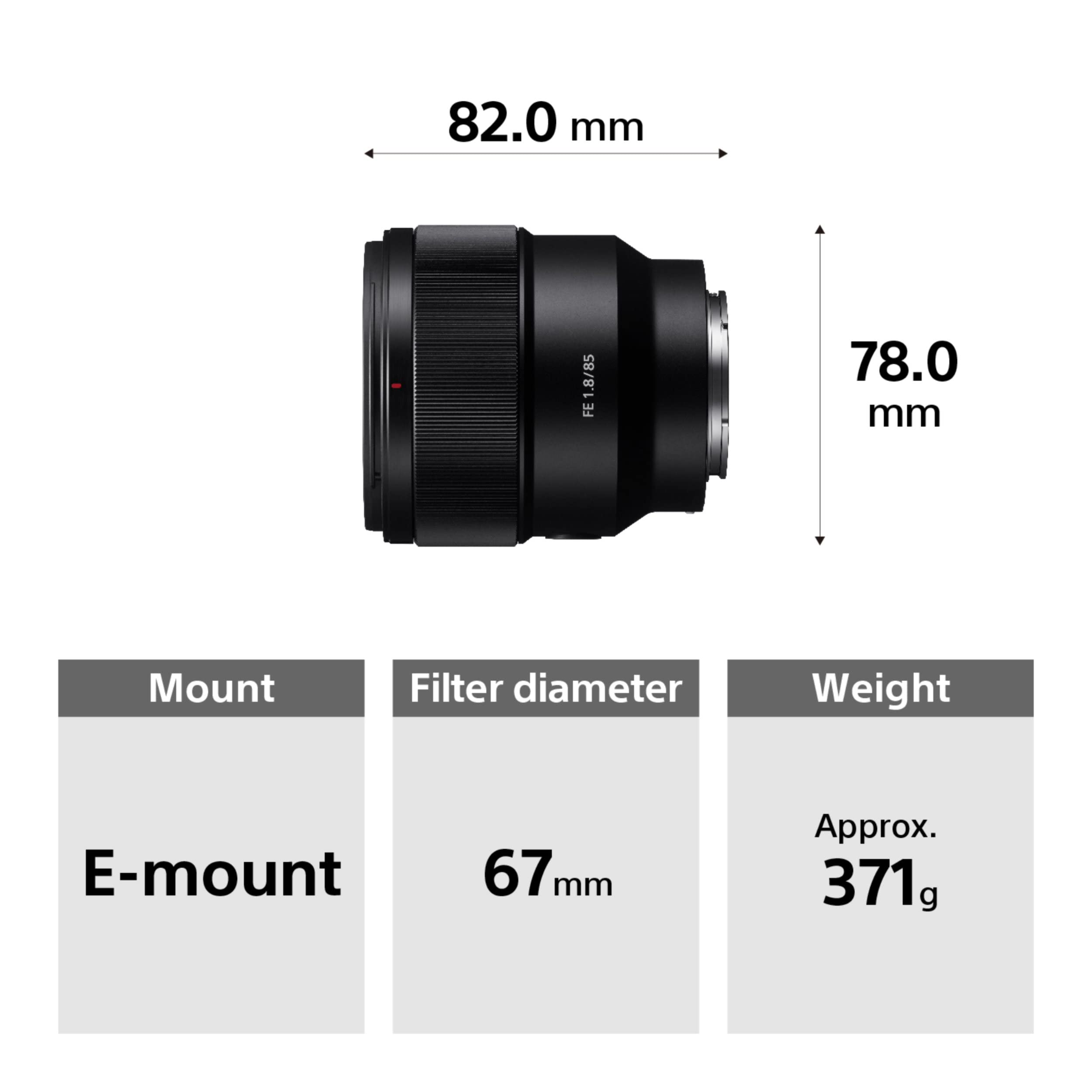 sony-fe-85mm-f1-8-sel-85f18-portr-t-festbrennweite-e-mount-vollformat-teleobjekt image 7
