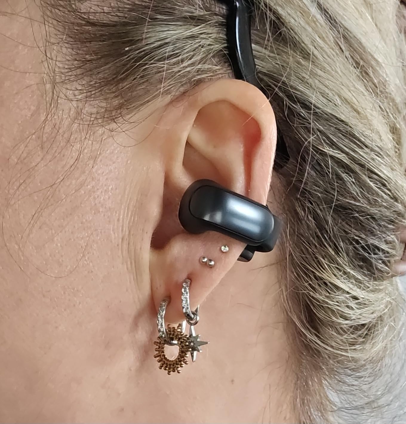 Clips drücken bei Brillenträgern