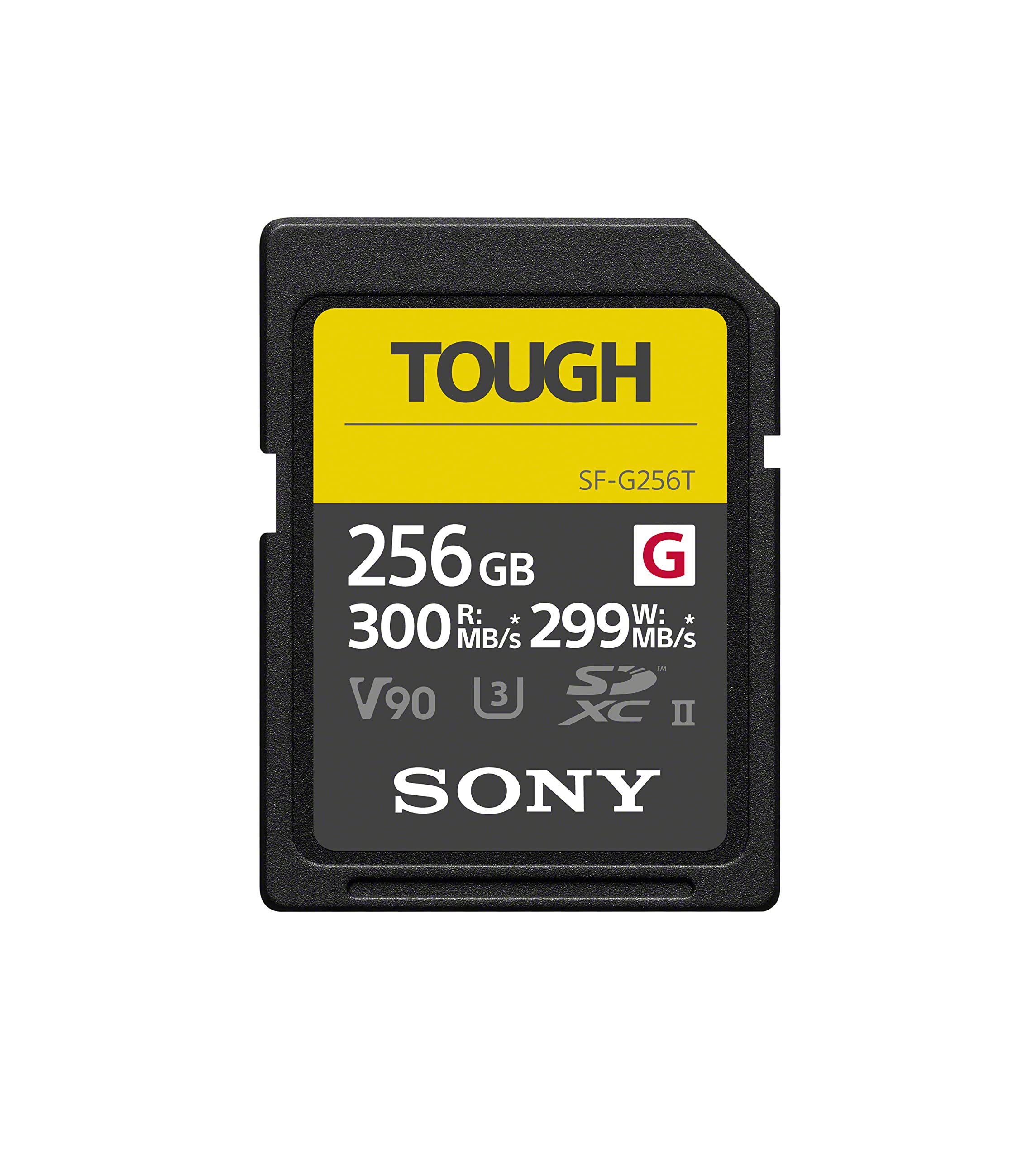 sony-sf-g256t-tough-serie-sdxc-speicherkarte-256-gb-uhs-ii-v90-299-mb-s-schreibe image 1